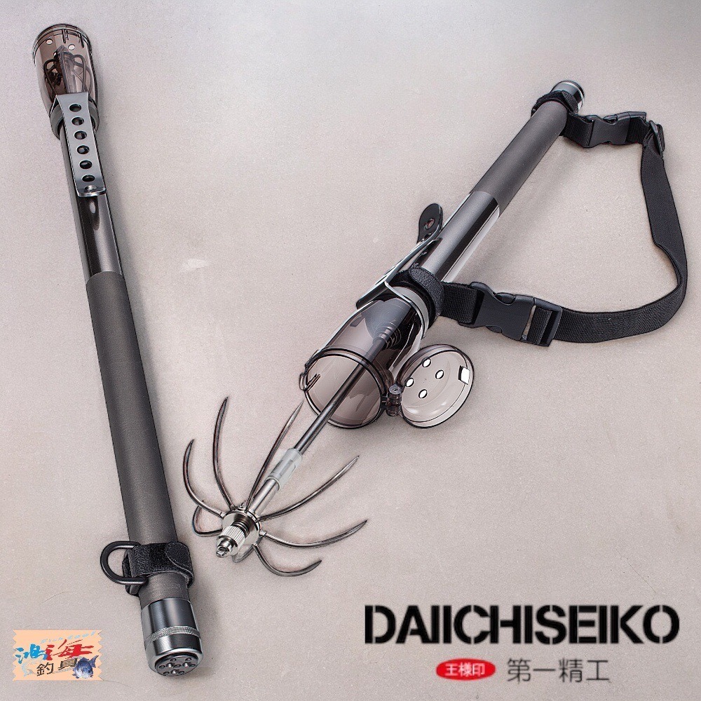 紅海釣具企業社【DAIICHISEIKO】32083  第一精工 Auto King Gaff 黑色軟絲塔鉤 500-細節圖3