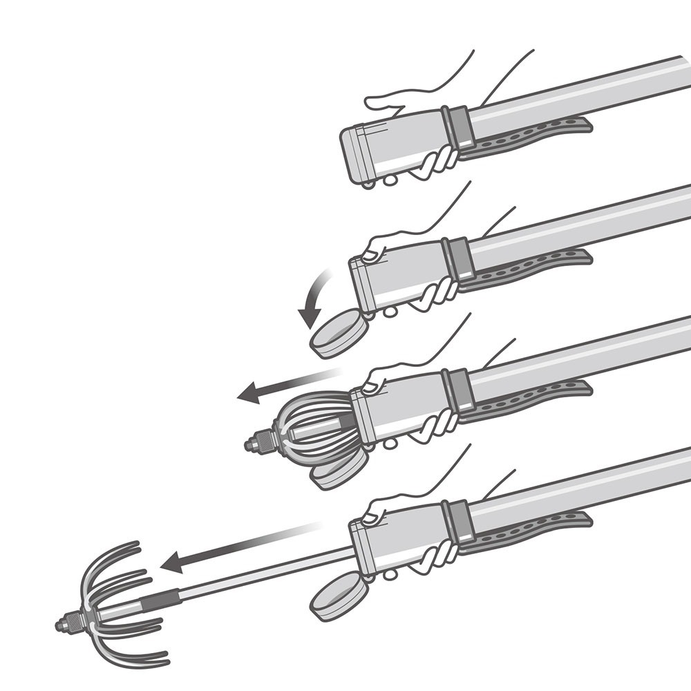 紅海釣具企業社【DAIICHISEIKO】32083  第一精工 Auto King Gaff 黑色軟絲塔鉤 500-細節圖8