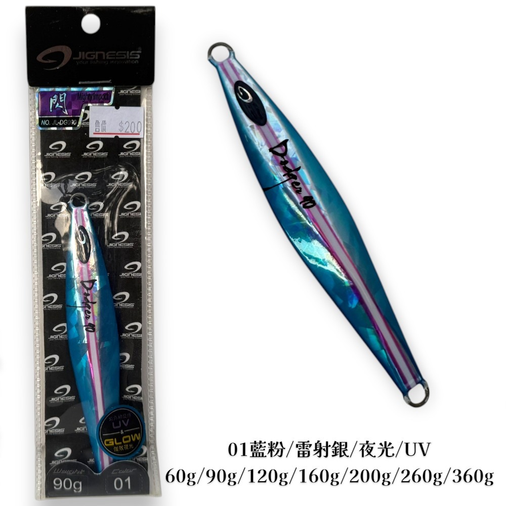 中壢紅海釣具【JIGNESIS】Dodger閃 UV塗裝鐵板 快鐵 慢鐵 船釣鐵板 北三 龜山島 紅甘 小搞搞-規格圖6