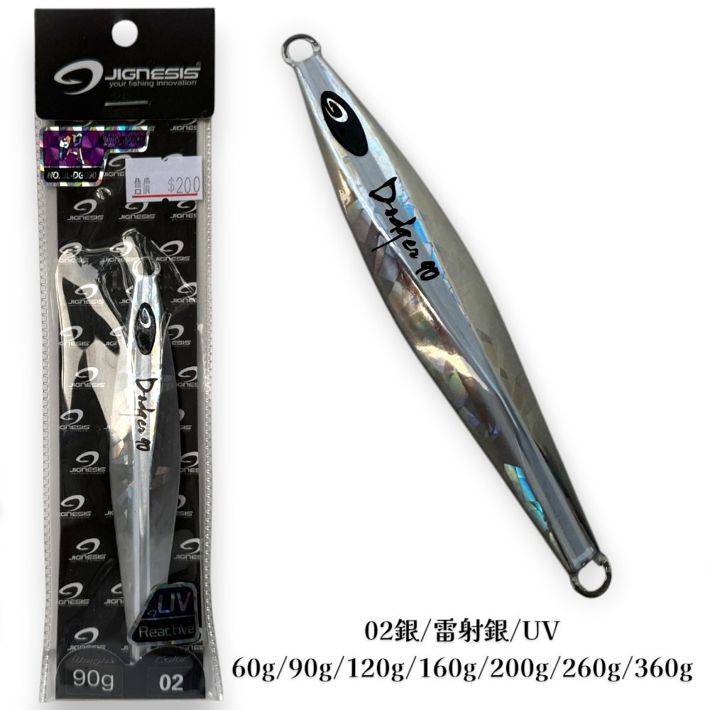 中壢紅海釣具【JIGNESIS】Dodger閃 UV塗裝鐵板 快鐵 慢鐵 船釣鐵板 北三 龜山島 紅甘 小搞搞-規格圖6