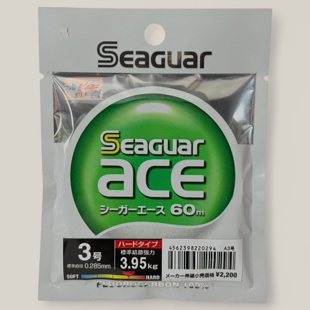 紅海釣具企業社【Seaguar】 新Seaguar ACE 60M (綠) 卡夢線 碳纖線 日本島內線-細節圖9