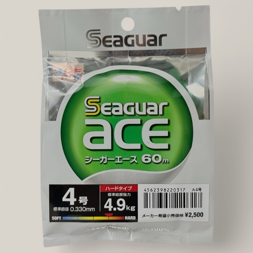 紅海釣具企業社【Seaguar】 新Seaguar ACE 60M (綠) 卡夢線 碳纖線 日本島內線-細節圖10