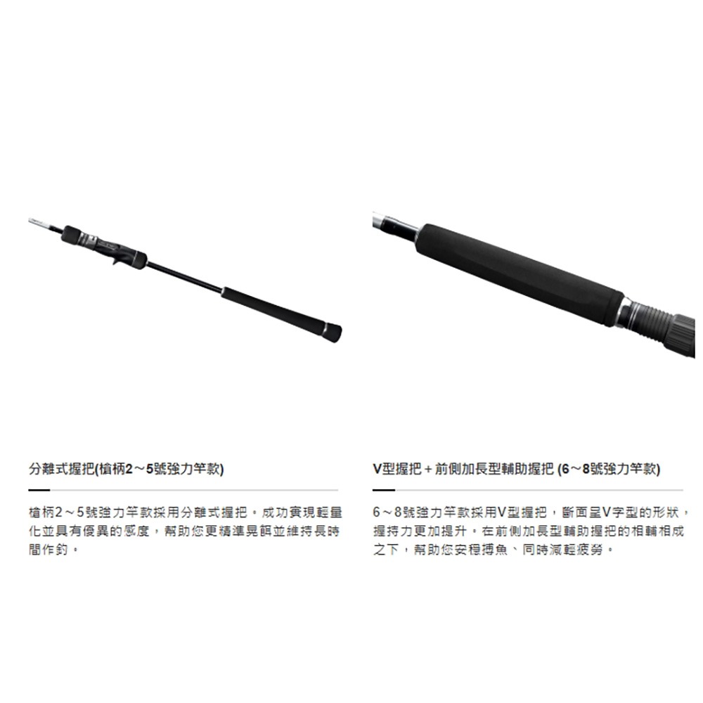 紅海釣具企業社【SHIMANO】 GRAPPLER Type J  槍柄/直柄鐵板竿(25年款)-細節圖8