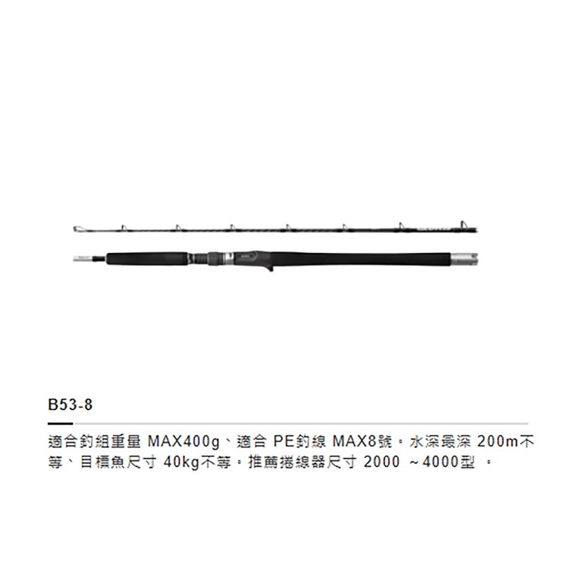 紅海釣具企業社【SHIMANO】 GRAPPLER Type J  槍柄/直柄鐵板竿(25年款)-規格圖11