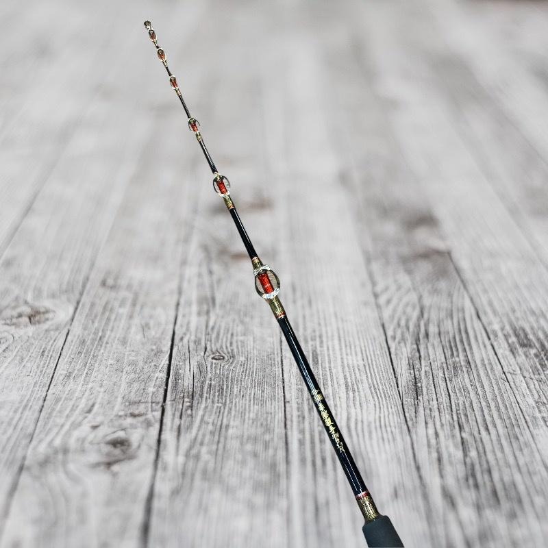 免運費 紅海釣具企業社《銘輝》實心赤宗殺手5.5尺 滑輪/船珠 船竿-細節圖4