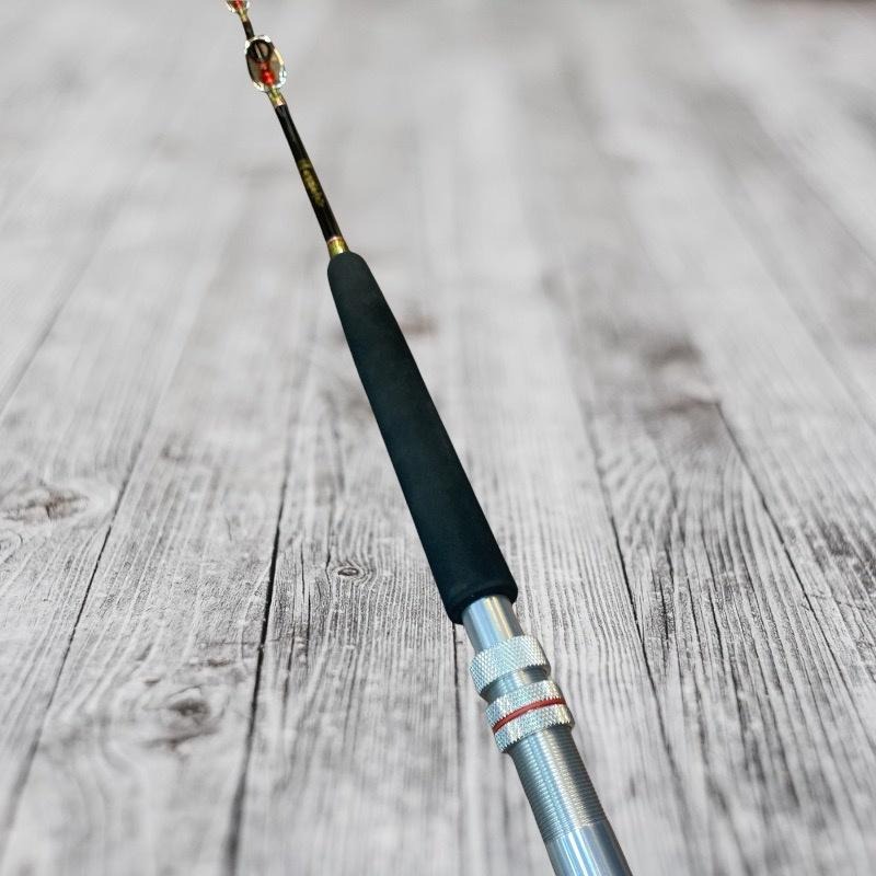 免運費 紅海釣具企業社《銘輝》實心赤宗殺手5.5尺 滑輪/船珠 船竿-細節圖6