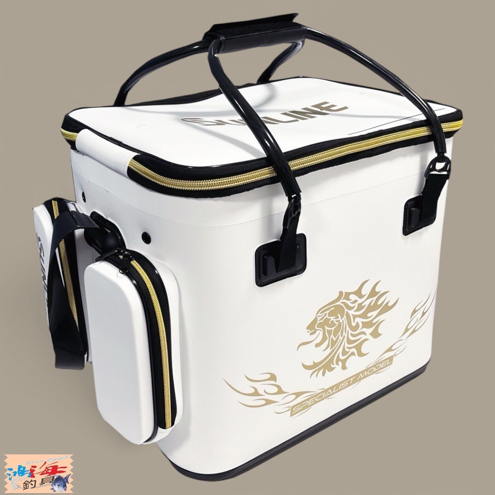 紅海釣具企業社【SUNLINE】SFB-0808 45CM 白色活魚桶 活餌桶-細節圖2