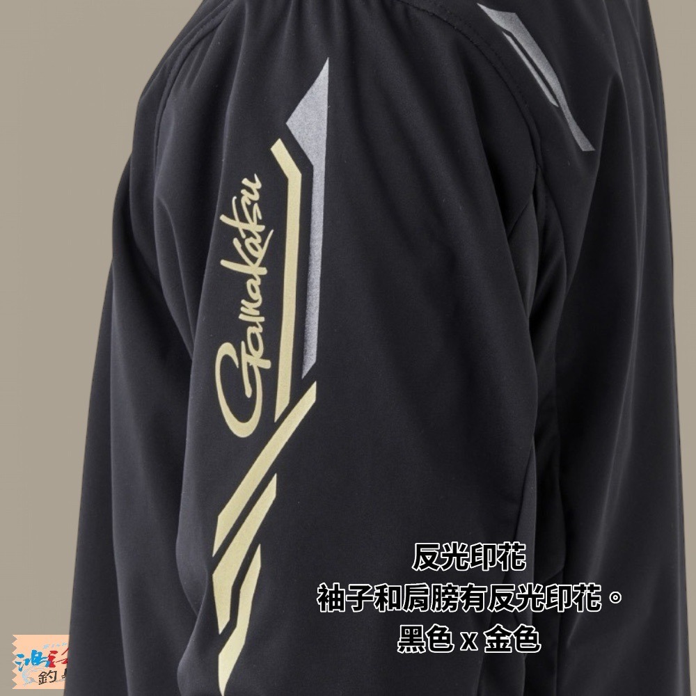 鴻海釣具企業社【gamakatsu】GM-3713 輕量防風釣魚長袖 (23年秋冬款)-細節圖5