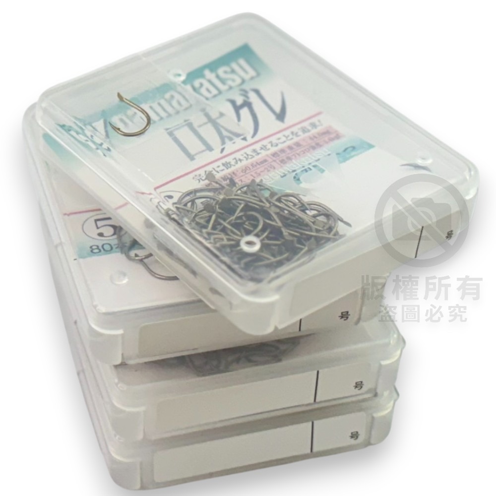 中壢紅海釣具【gamakatsu】口太グレ 德用 有倒鈎 黑白毛魚鉤 80本入 磯釣鉤 海釣鉤 魚鉤 磯鈎-細節圖5