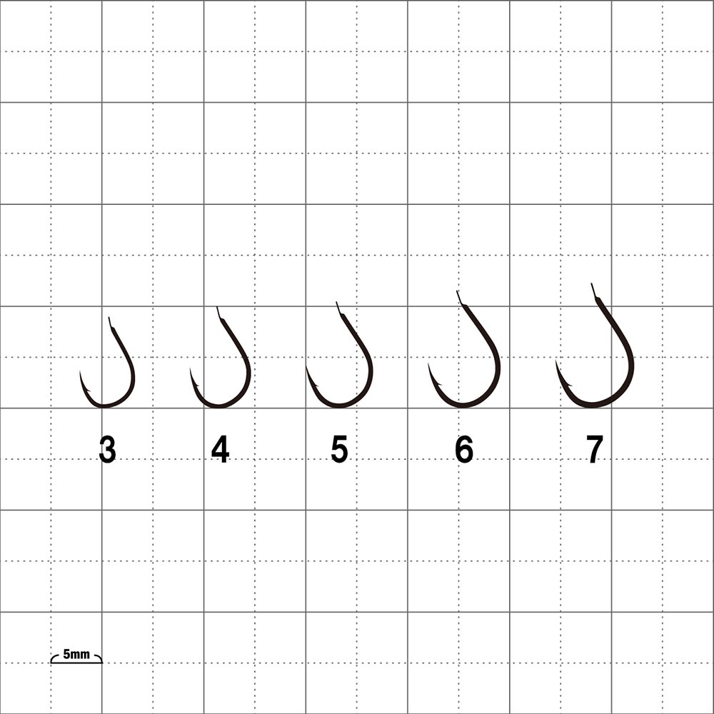 中壢紅海釣具【gamakatsu】口太グレ 德用 有倒鈎 黑白毛魚鉤 80本入 磯釣鉤 海釣鉤 魚鉤 磯鈎-細節圖9