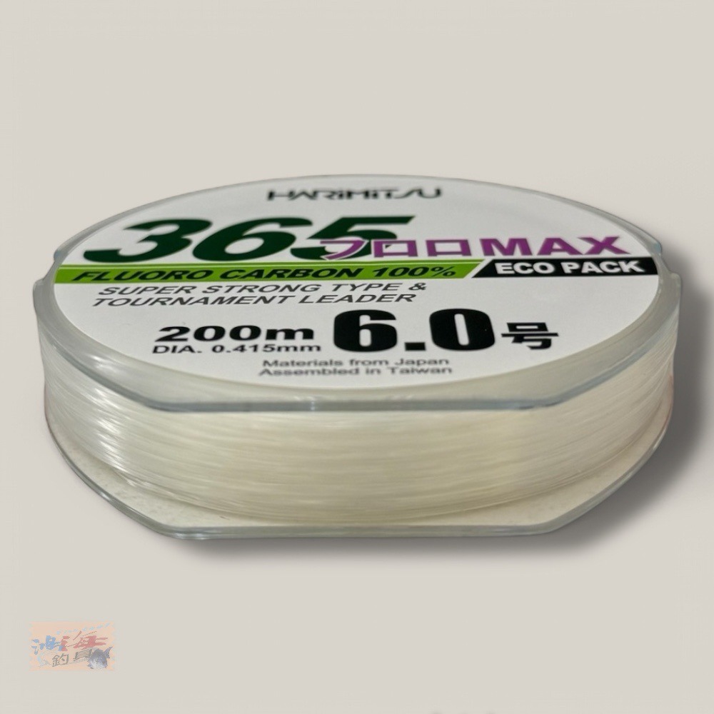 (紅海釣具企業社)【HARiMitsu】365 碳素線 200M 中硬調碳纖線 卡夢線 Carbon 魚線 子線-細節圖2