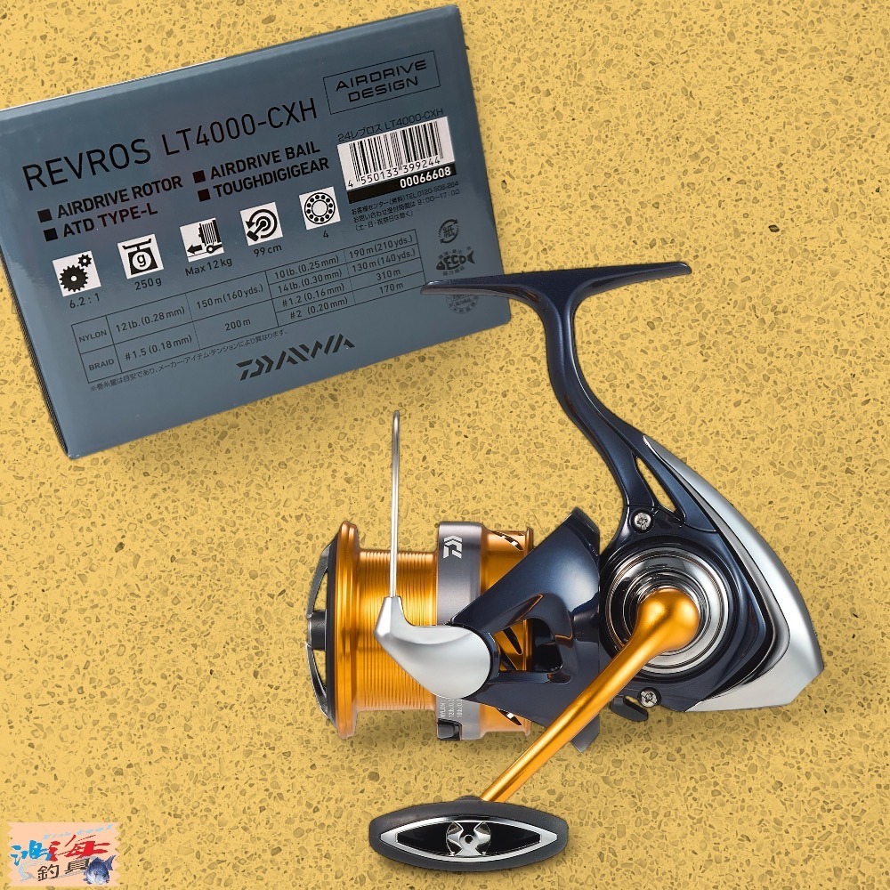 鴻海釣具企業社【DAIWA】 REVROS LT  捲線器 (24年款) 紡車捲線器-規格圖6