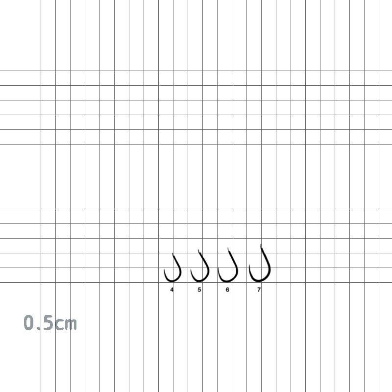 紅海釣具企業社 【gamakatsu】 A1 ひねくれグレ（ストレート） 有倒鈎 磯釣 黑鈎 磯釣鉤 黑毛鉤 黑鯛鉤-細節圖6