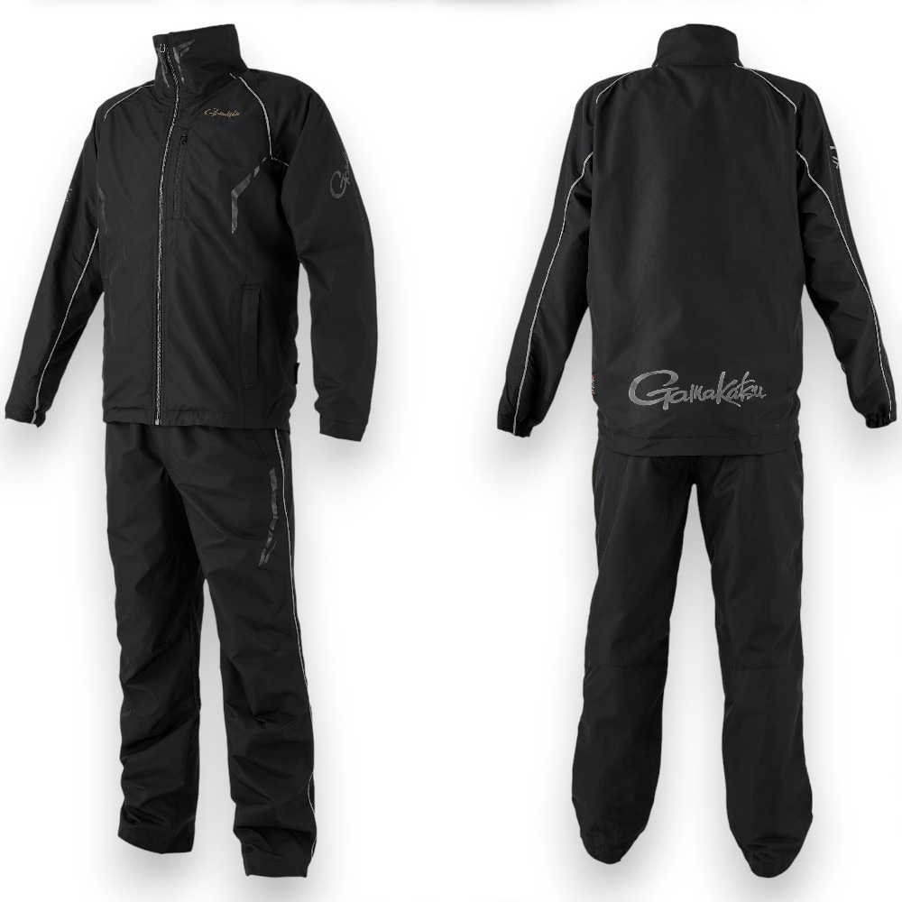 中壢紅海釣具【gamakatsu】GM-3791 黑色x金色 防風保暖休閒套裝 (25年秋冬款) GM3791釣魚套裝-規格圖9