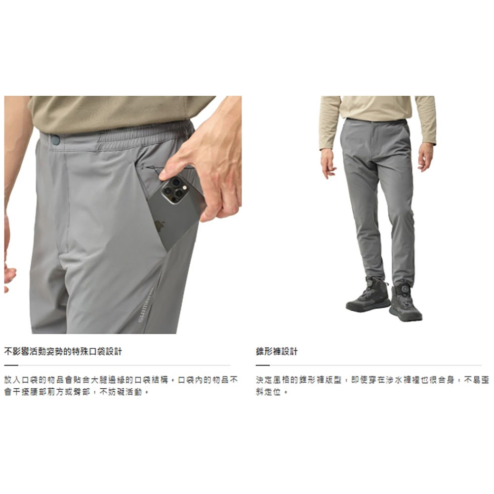 紅海釣具企業社【SHIMANO】WP-001Y 黑色吸水速乾釣魚長褲 (25年春夏款)-細節圖7
