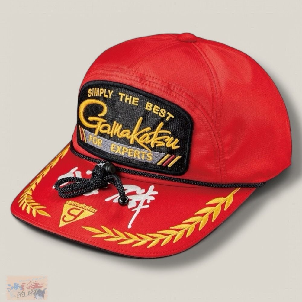 紅海釣具企業社【gamakatsu】GM-9124 (がま磯) 刺繡LOGO釣魚帽 (25年春夏款) 防潑水-規格圖11