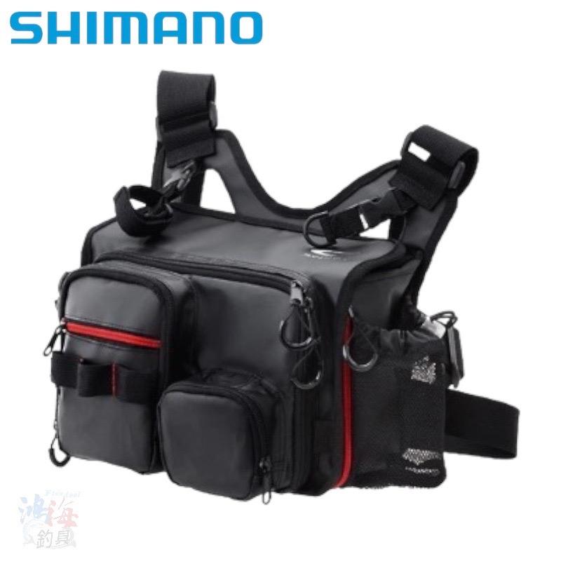 鴻海釣具企業社《SHIMANO》BS-211K 黑色木蝦側背包XT-細節圖2