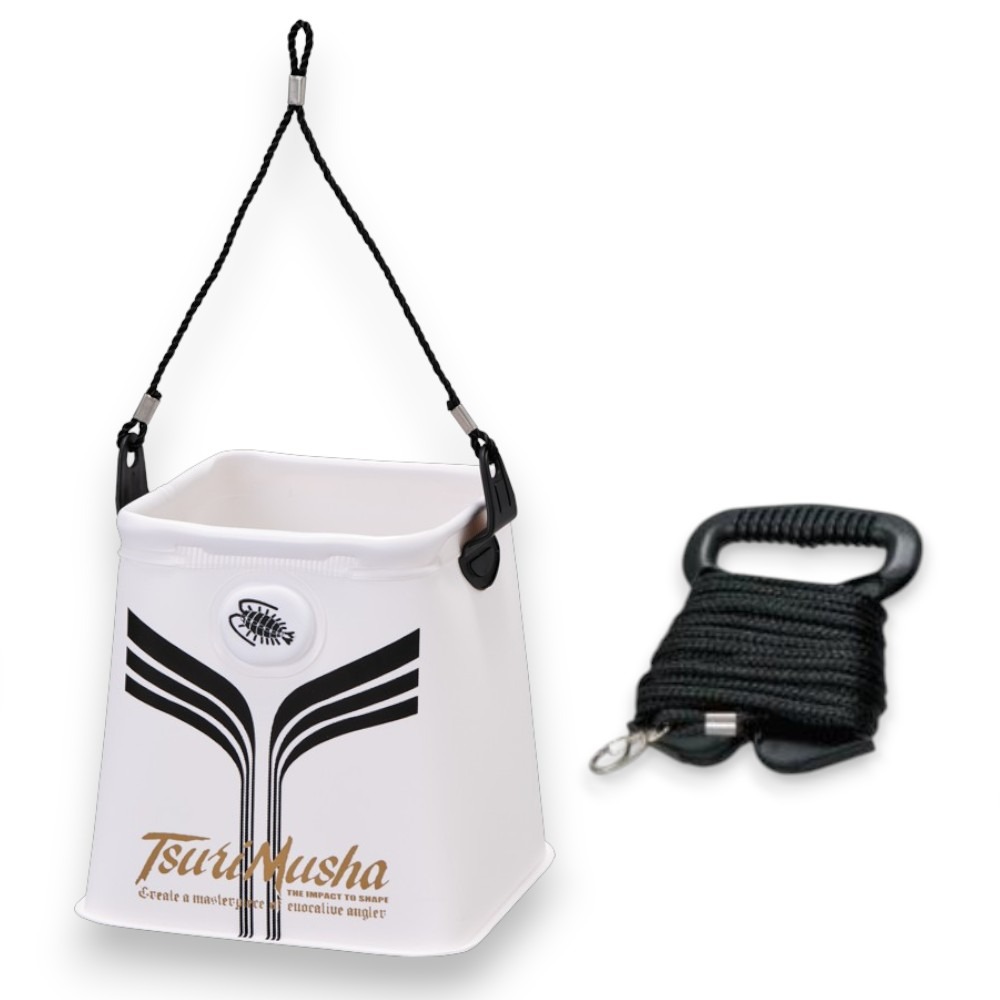 中壢紅海釣具【TSuriMusha】釣武者取水桶  取水袋-細節圖3