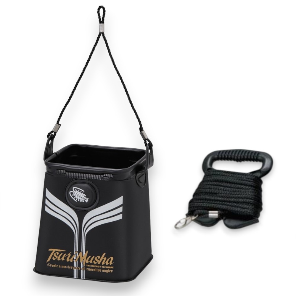 中壢紅海釣具【TSuriMusha】釣武者取水桶  取水袋-規格圖6