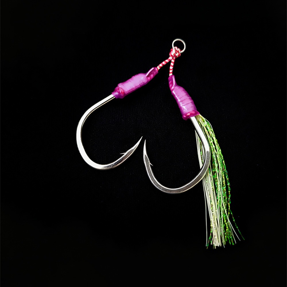 中壢紅海釣具【SAME】SLOW JIGGING 8086鐵板副鉤(短鉤) 路亞鉤 鐵板鉤 魚鉤 釣魚鉤 鐵板鈎-細節圖4