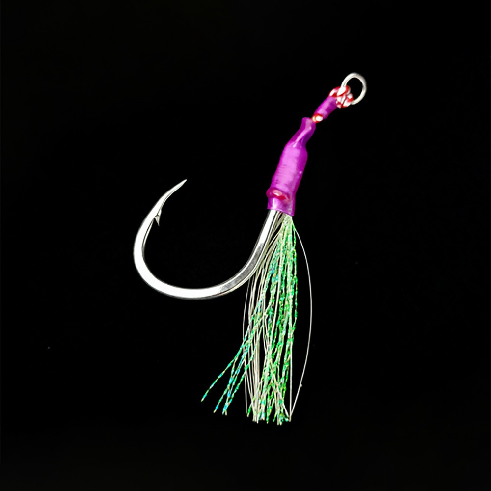 中壢紅海釣具【SAME】SLOW JIGGING 8086鐵板副鉤(短鉤) 路亞鉤 鐵板鉤 魚鉤 釣魚鉤 鐵板鈎-細節圖5