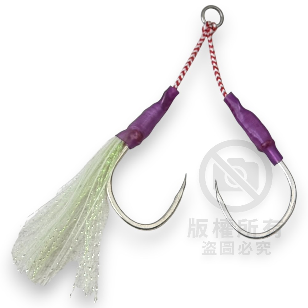 中壢紅海釣具【SAME】SLOW JIGGING 8086鐵板副鉤 長鈎 路亞鉤 鐵板鉤 魚鉤 釣魚鉤 鐵板鈎-細節圖2