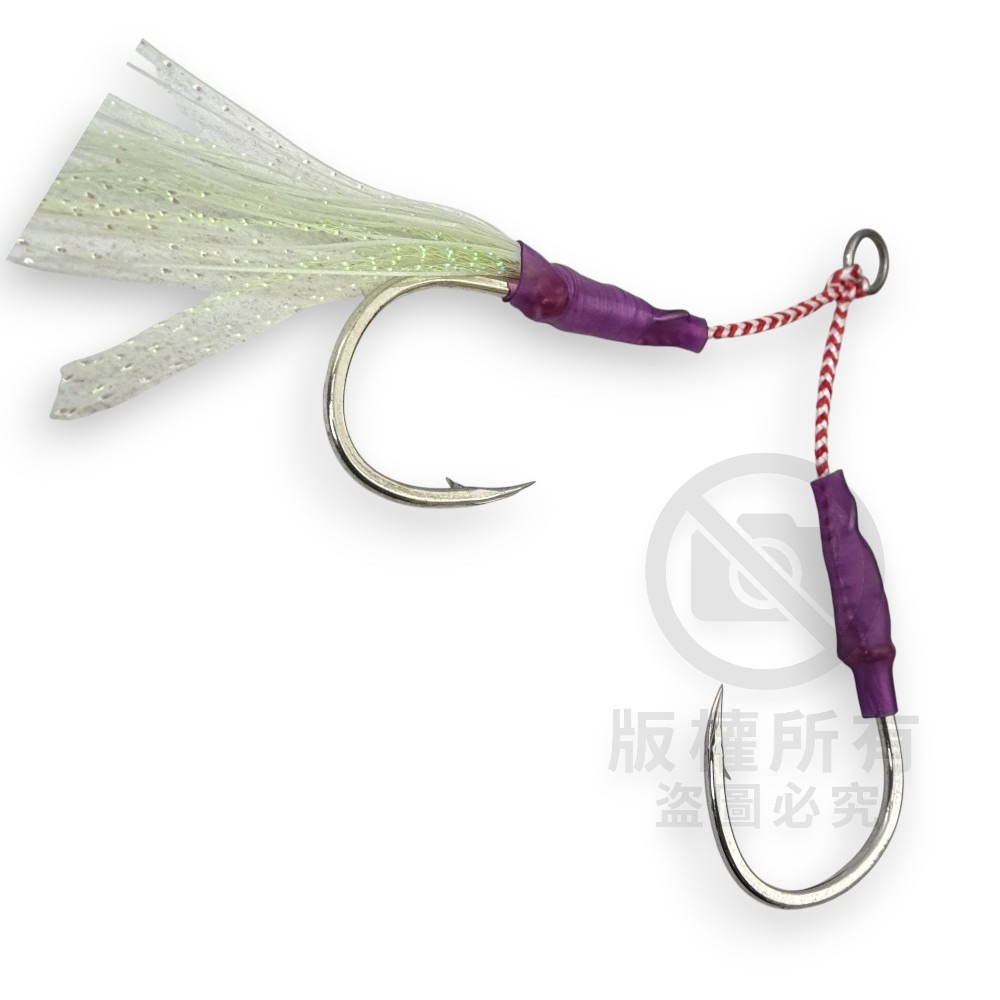 中壢紅海釣具【SAME】SLOW JIGGING 8086鐵板副鉤 長鈎 路亞鉤 鐵板鉤 魚鉤 釣魚鉤 鐵板鈎-細節圖4
