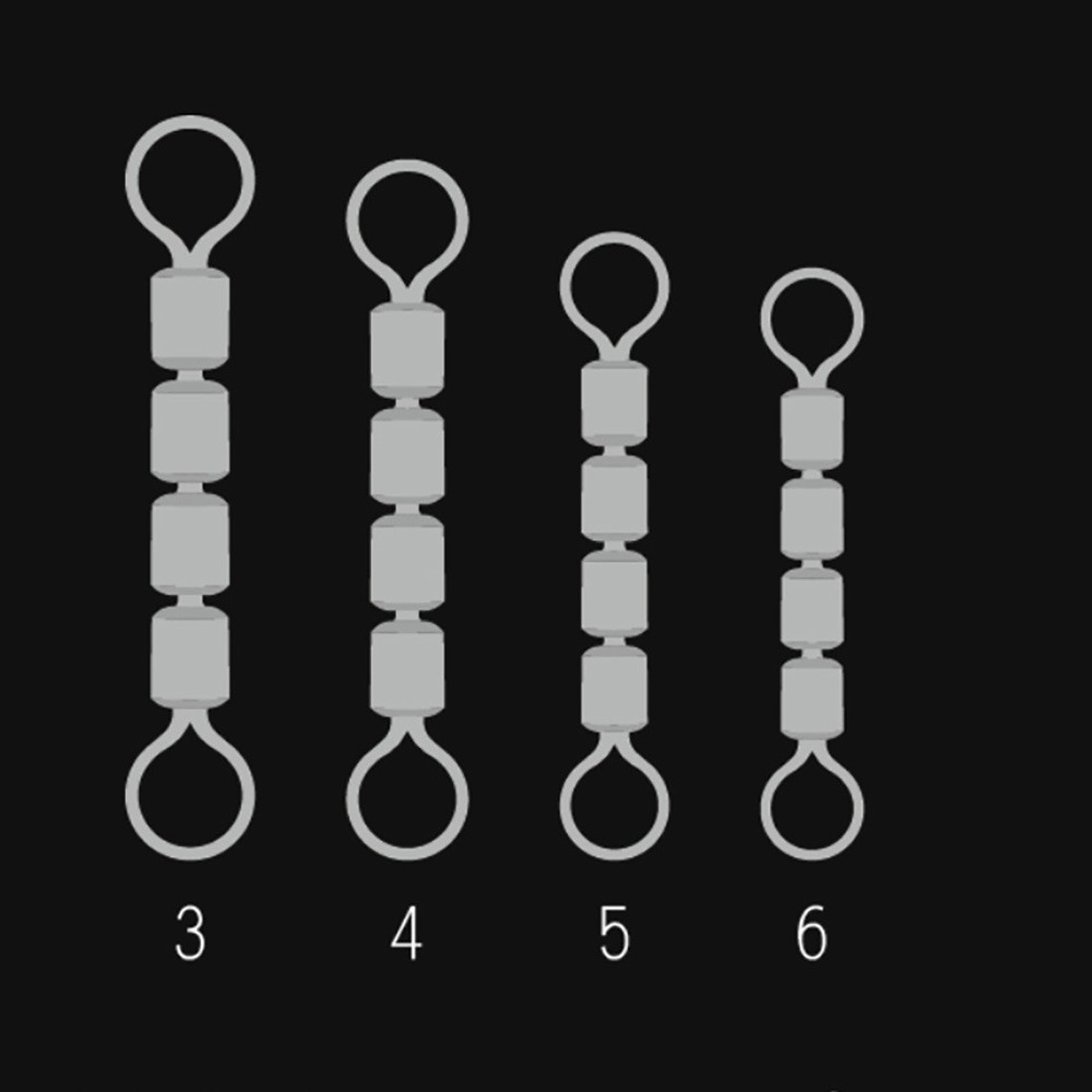 中壢紅海釣具【SAME】高速四連轉環 買一送一 八字環 高轉速、輕量化 超高拉力-細節圖6