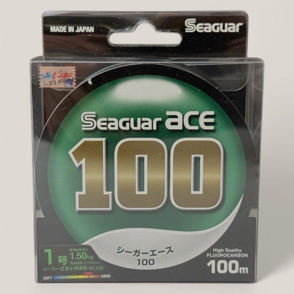 紅海釣具企業社【Seaguar】 ACE 100M FLUOROCARBON 日本島內線 卡夢線 碳纖線 耐磨-規格圖5