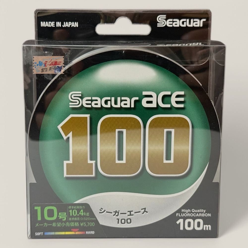 紅海釣具企業社【Seaguar】 ACE 100M FLUOROCARBON 日本島內線 卡夢線 碳纖線 耐磨-規格圖5