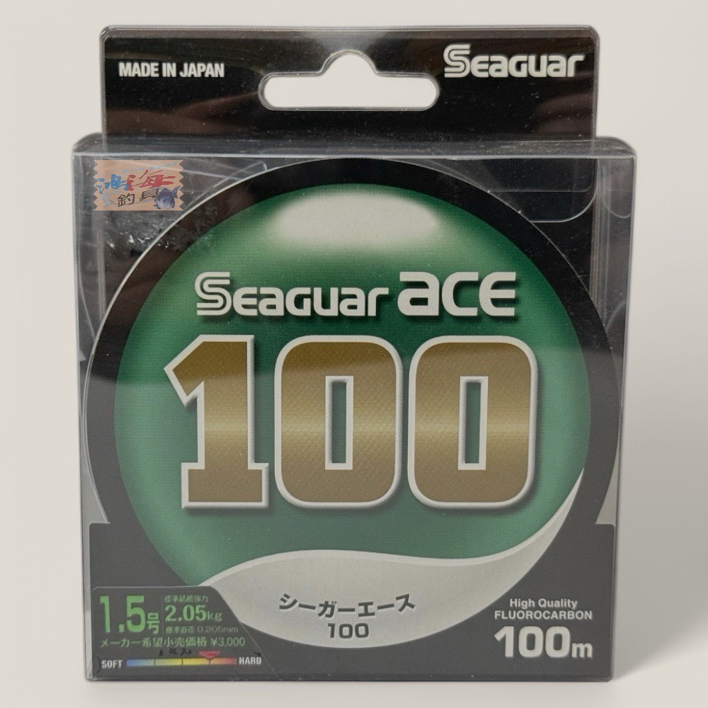 紅海釣具企業社【Seaguar】 ACE 100M FLUOROCARBON 日本島內線 卡夢線 碳纖線 耐磨-規格圖5