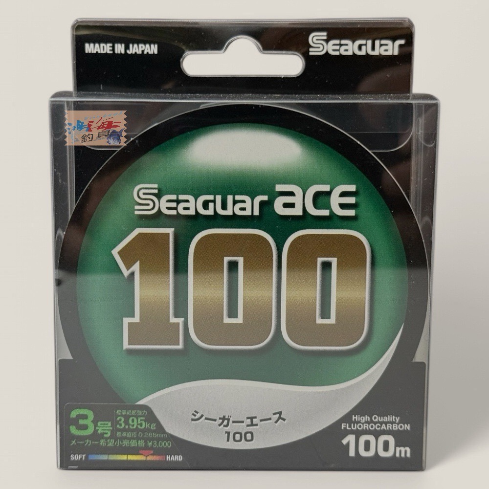 紅海釣具企業社【Seaguar】 ACE 100M FLUOROCARBON 日本島內線 卡夢線 碳纖線 耐磨-規格圖5