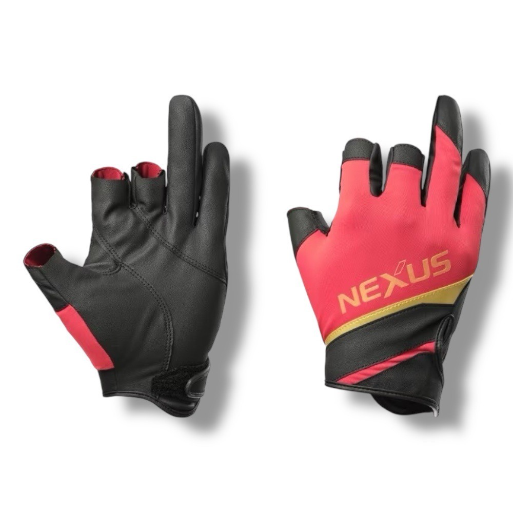 紅海釣具企業社【SHIMANO】 GL-104Y Nexus 彈性露三指釣魚手套 (25年春夏款)-規格圖10