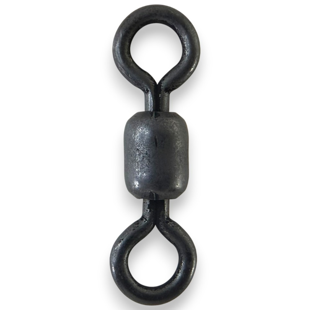 中壢紅海釣具【OWNER】KS-11黑色強力八字轉環  強力轉環 8字環  八字環-細節圖2