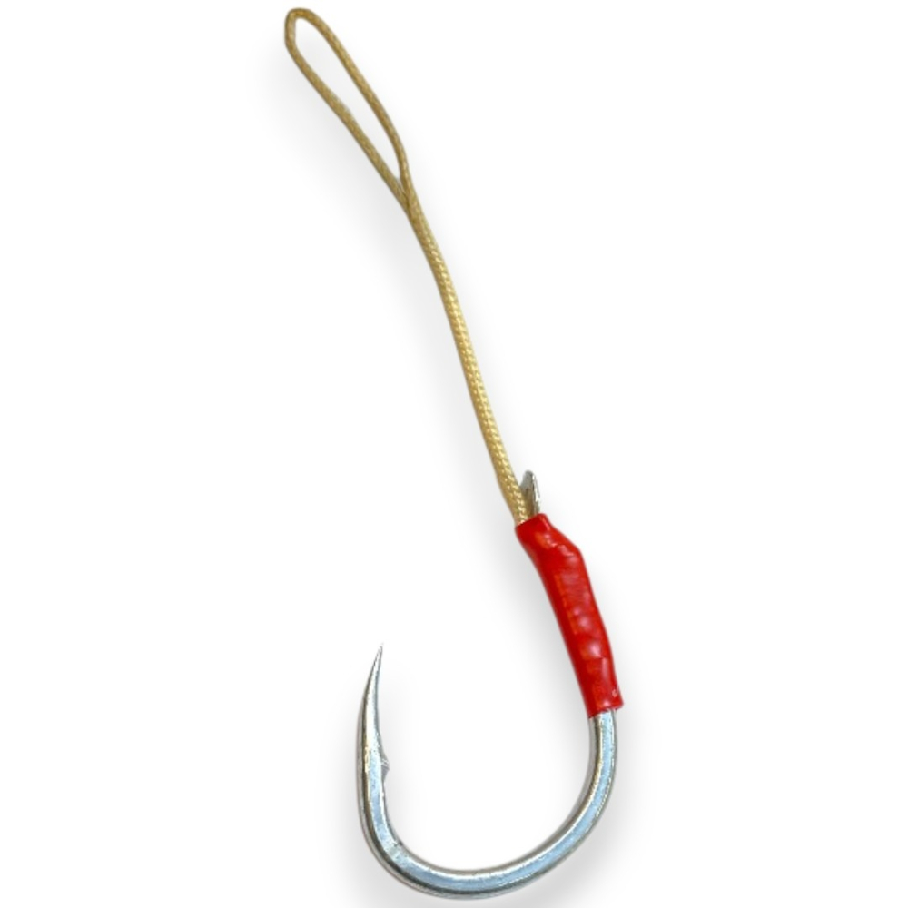 中壢紅海釣具【OWNER】SF-40 船釣鐵板路亞輔助鉤 Assist Hook 慢搖鐵板鉤 防纏繞 強力編織線-細節圖2
