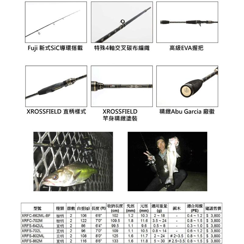 紅海釣具企業社《ABU》XROSSFIELD  路亞竿-細節圖3