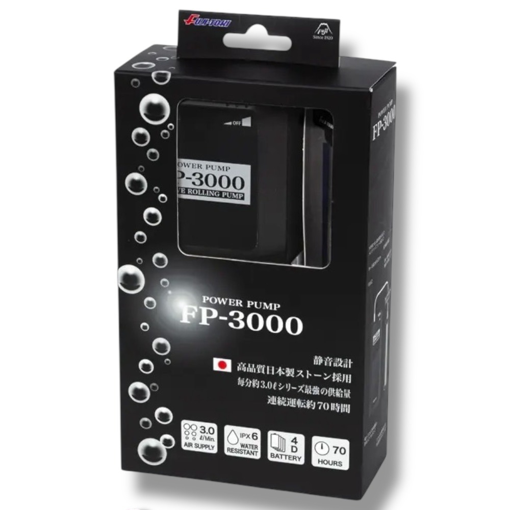 中壢鴻海釣具【FUJI-TOKI】FP-3000 打氣幫浦 打氧機 打氧器 FP-3000專用氣泡石-細節圖2