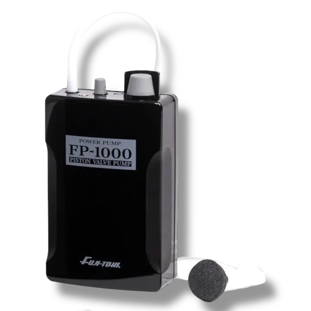 中壢鴻海釣具 日本【FUJI-TOKI】FP-1000 打氣幫浦 打氧機 打氣機 氣泡石 打氣石-細節圖3