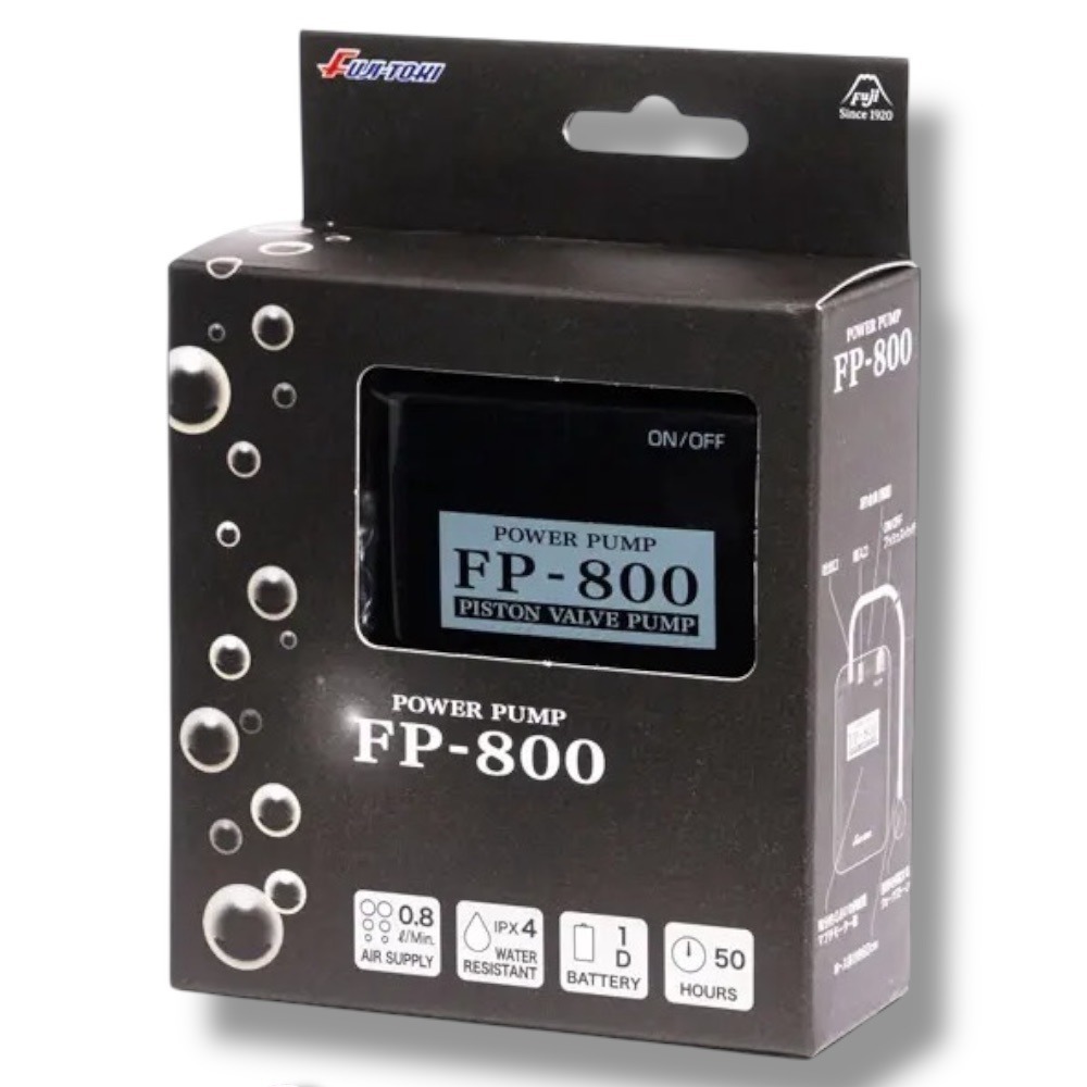 中壢鴻海釣具 日本【FUJI-TOKI】FP-800 打氣幫浦 打氧機 打氧器 氣泡石 打氣石-細節圖2