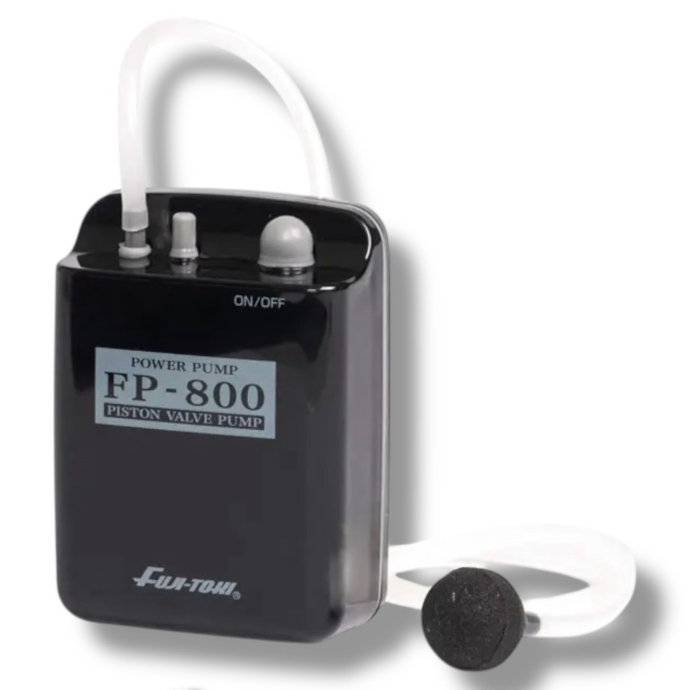 中壢鴻海釣具 日本【FUJI-TOKI】FP-800 打氣幫浦 打氧機 打氧器 氣泡石 打氣石-細節圖3