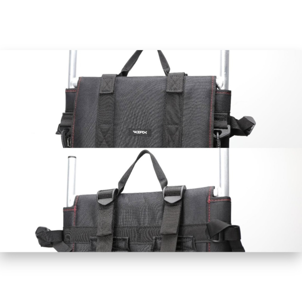 中壢紅海釣具【WEFOX】ACC-1201 鋁背架 釣魚冰箱背架 釣具背架 戶外負重架 透氣減壓背帶 可調式腰帶-細節圖8