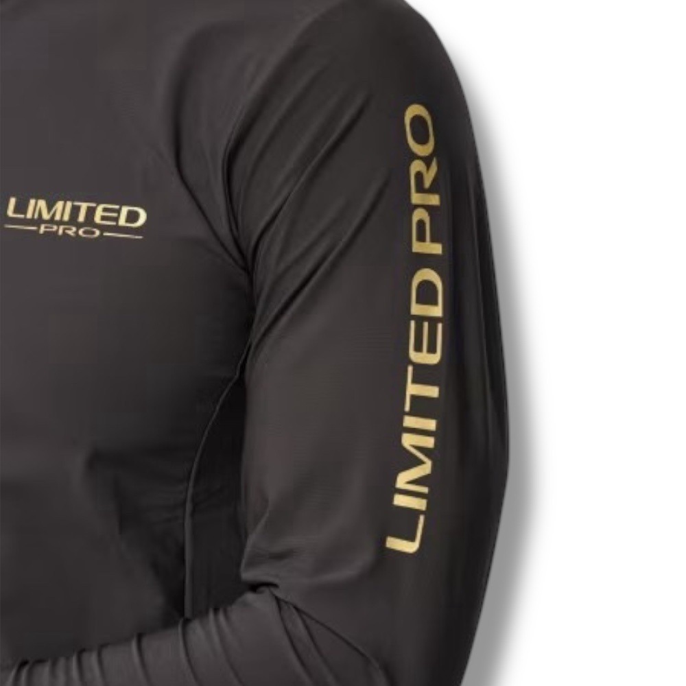 【紅海釣具企業社】SHIMANO SH-160Y LIMITED RPO 黑色防水半拉鍊長袖釣魚衫(25年春夏款)-細節圖5