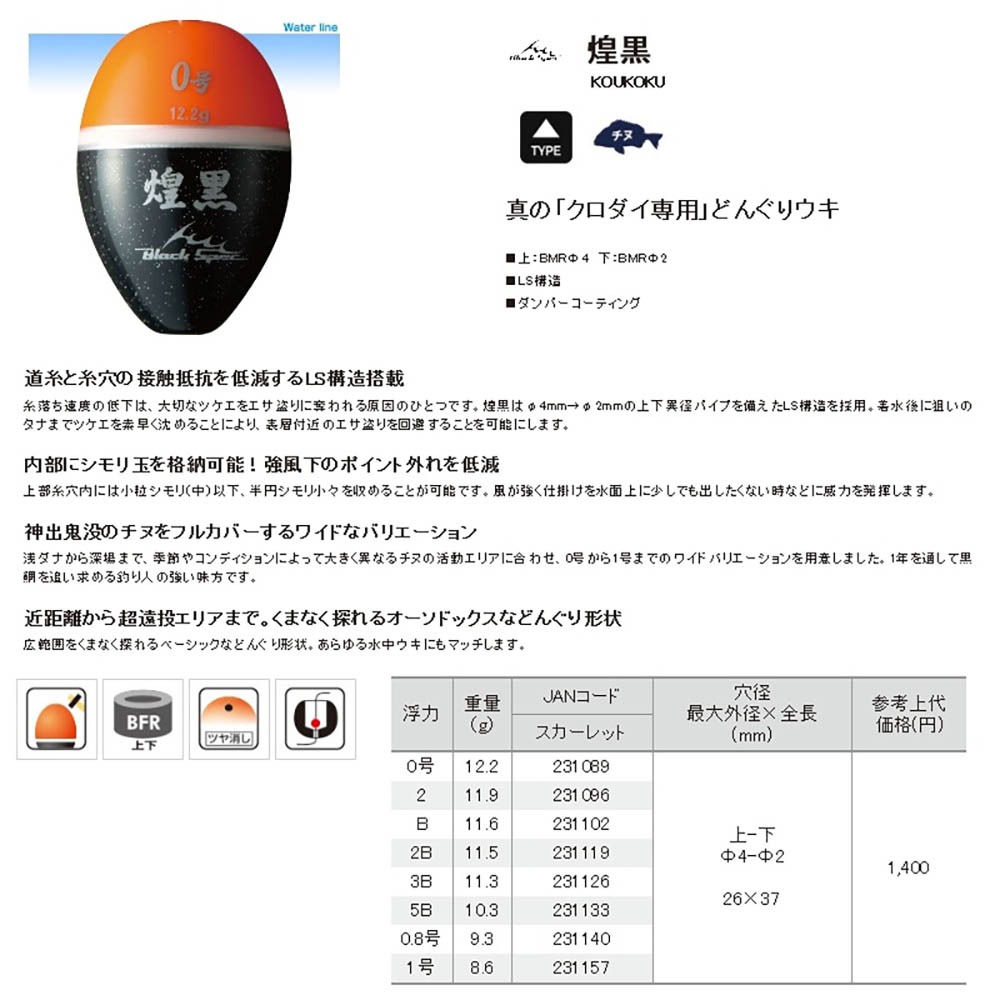 鴻海釣具企業社《TSURIKEN-釣研》煌黑 (深紅色) 阿波 磯釣阿波 中通阿波-細節圖7