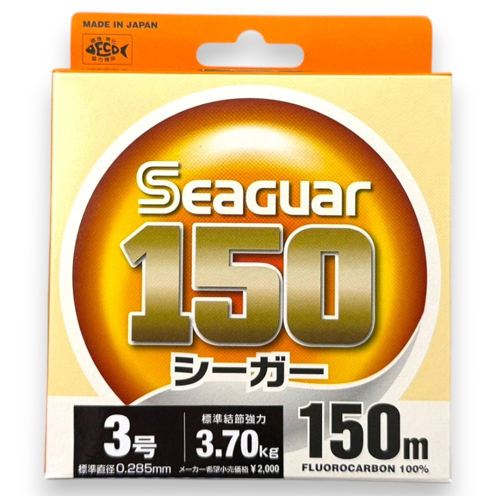 紅海釣具企業社【Seaguar】新漁業 150M FLUOROCARBON 漁業用線 碳纖線 卡夢線 透明盒改紙盒-細節圖7
