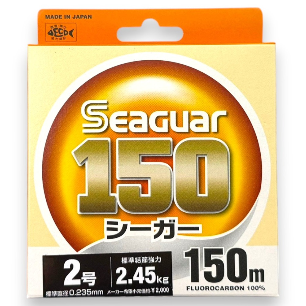 紅海釣具企業社【Seaguar】新漁業 150M FLUOROCARBON 漁業用線 碳纖線 卡夢線 透明盒改紙盒-規格圖11