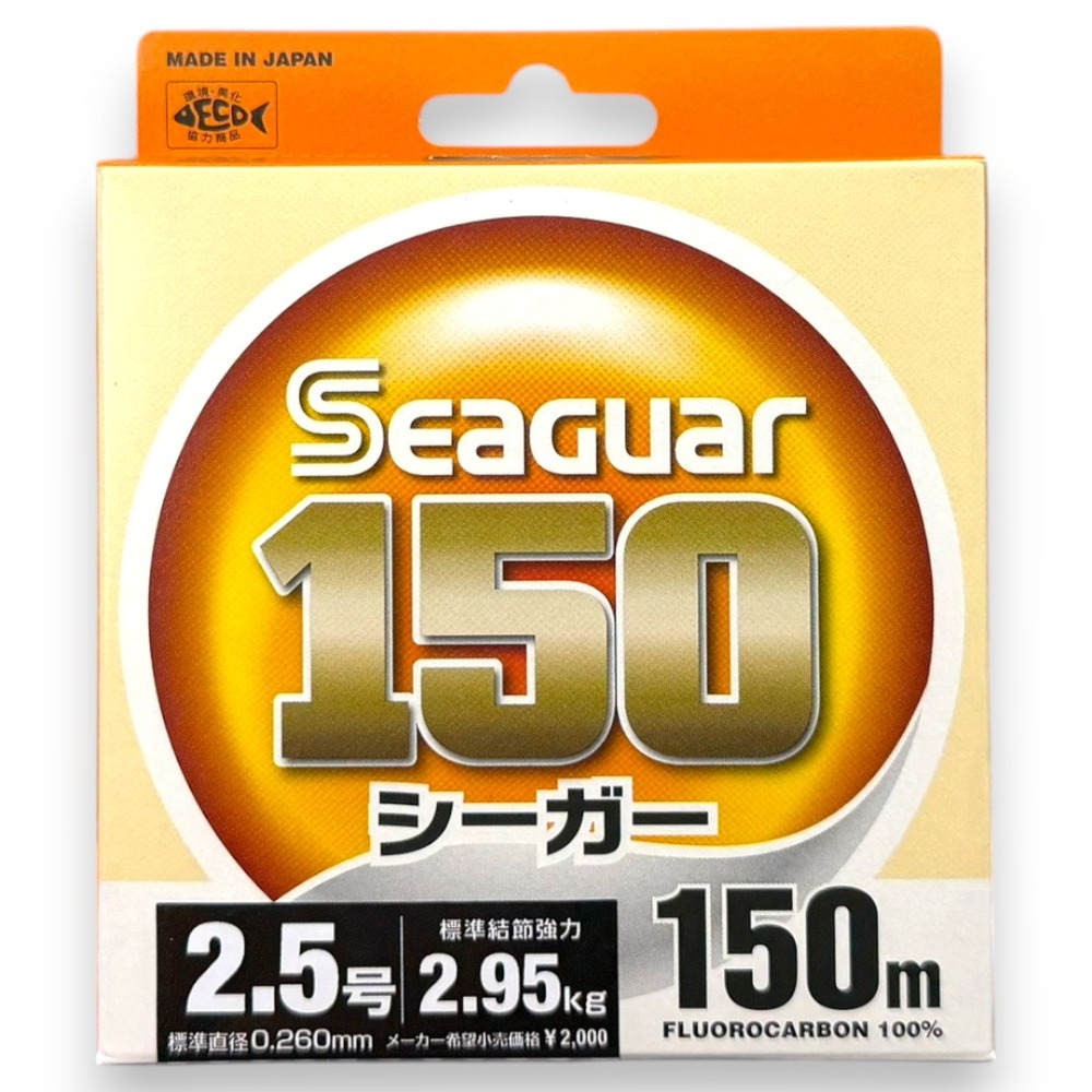 紅海釣具企業社【Seaguar】新漁業 150M FLUOROCARBON 漁業用線 碳纖線 卡夢線 透明盒改紙盒-規格圖11