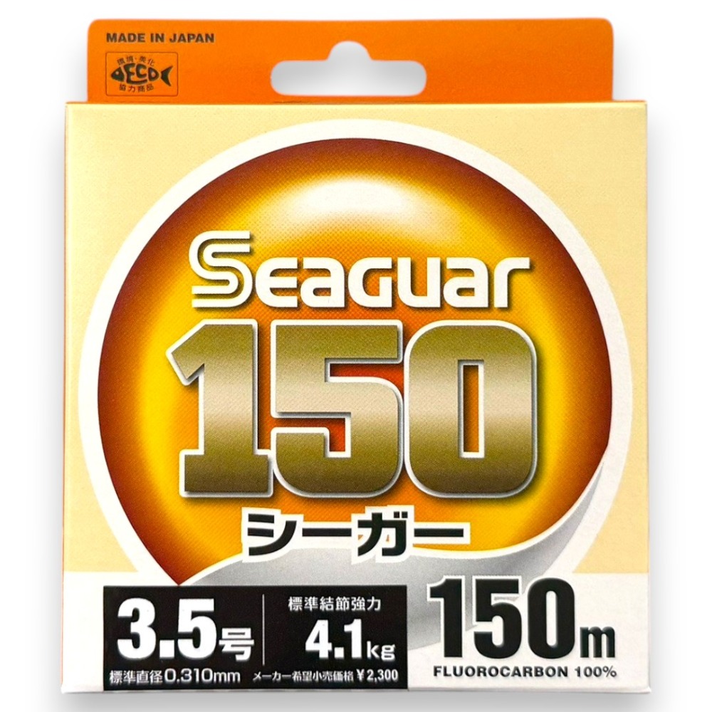 紅海釣具企業社【Seaguar】新漁業 150M FLUOROCARBON 漁業用線 碳纖線 卡夢線 透明盒改紙盒-規格圖11