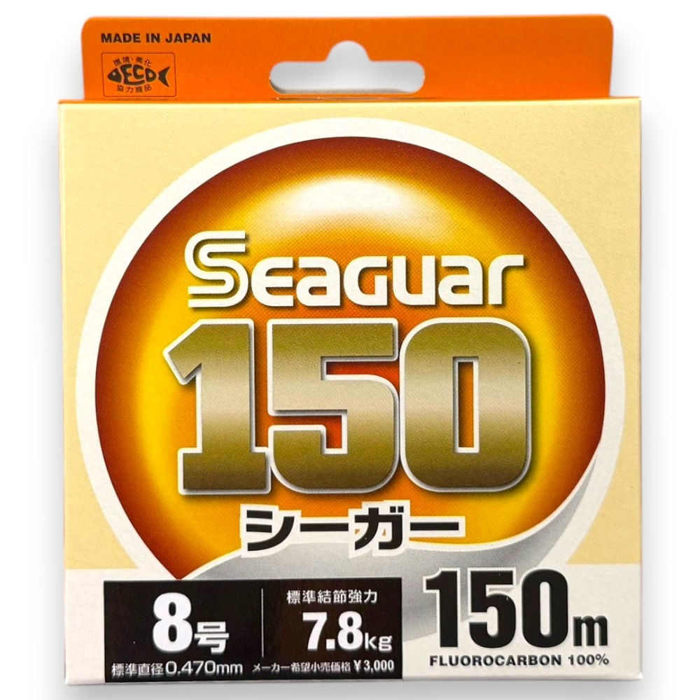 紅海釣具企業社【Seaguar】新漁業 150M FLUOROCARBON 漁業用線 碳纖線 卡夢線 透明盒改紙盒-規格圖11