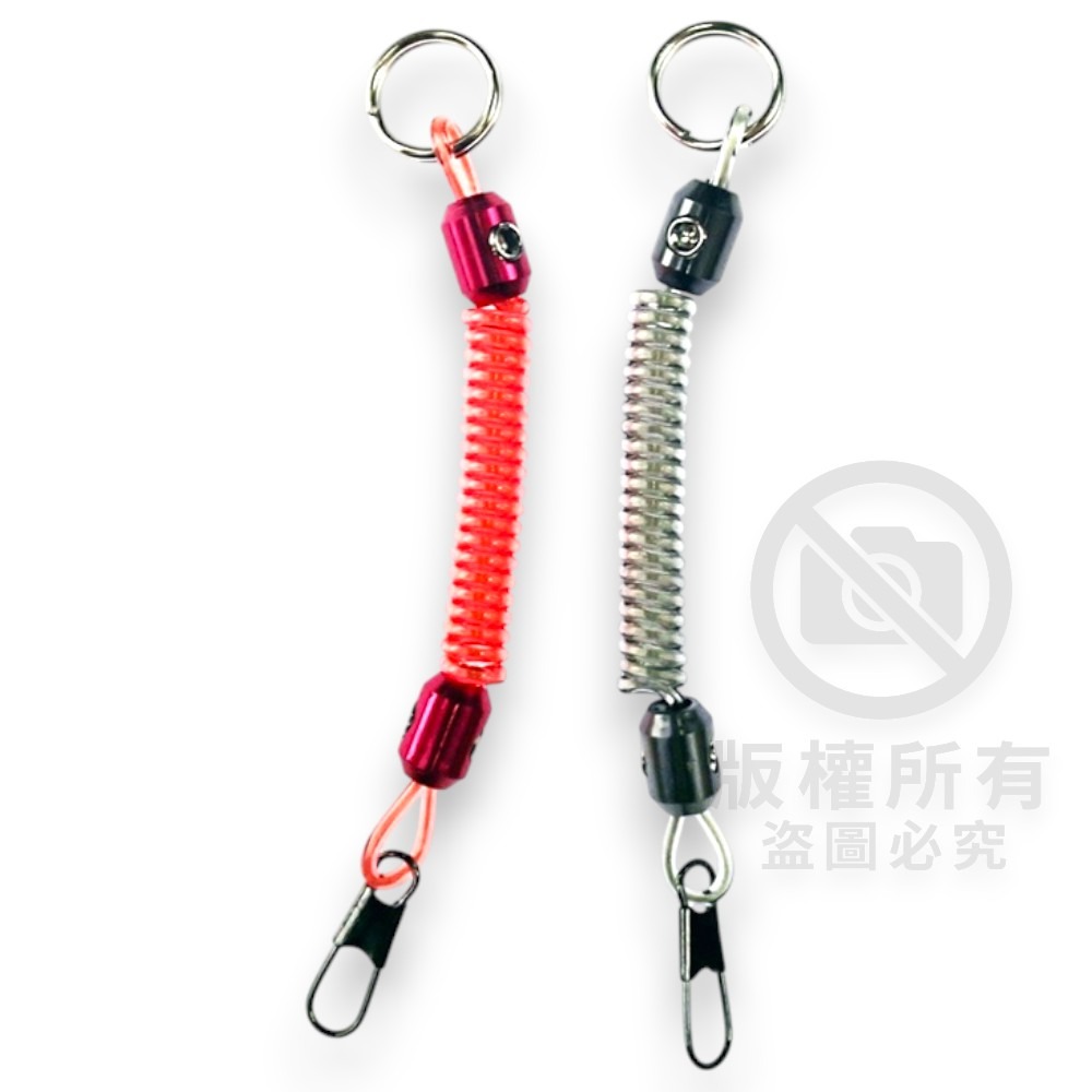 中壢紅海釣具【YOU-SHI】伸縮小物扣繩 伸縮扣 失手繩-細節圖2