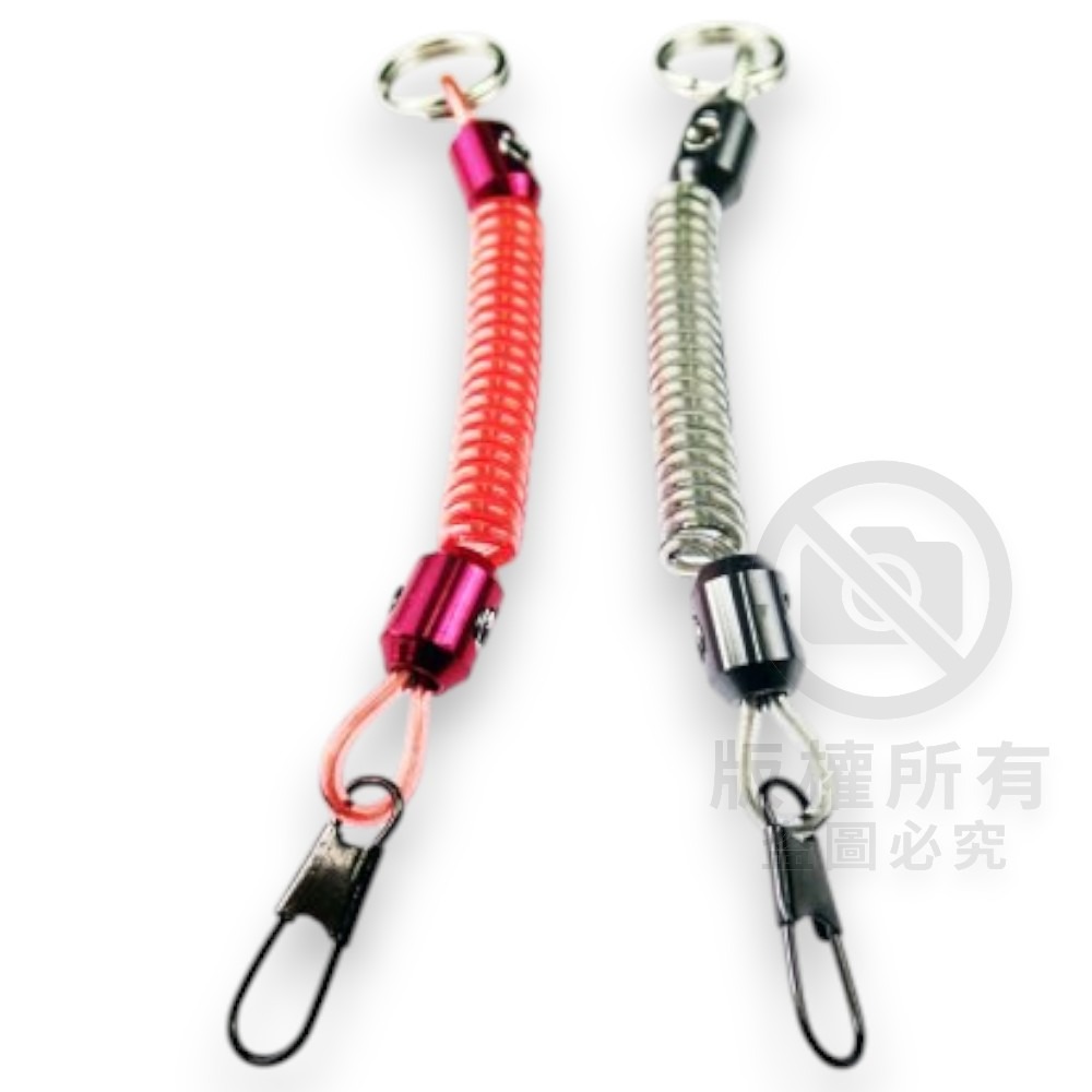 中壢紅海釣具【YOU-SHI】伸縮小物扣繩 伸縮扣 失手繩-細節圖4
